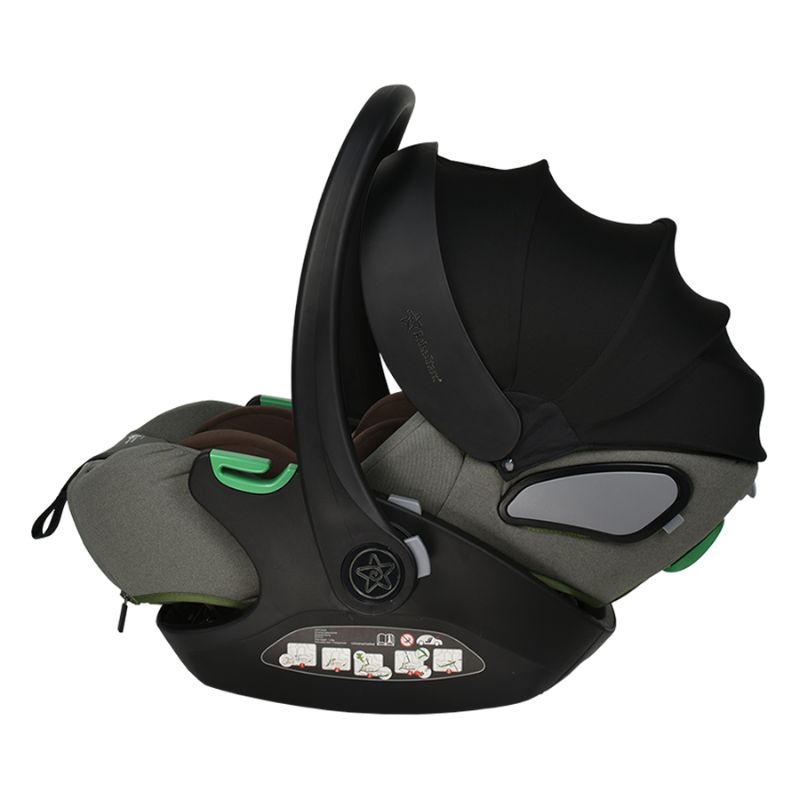 Bebe Stars Baby i-Size Κάθισμα Αυτοκινήτου 40-87cm Olive