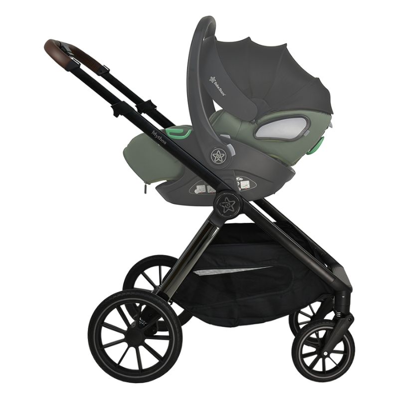 Bebe Stars Mythos Πολυκαρότσι 3-Σε-1 Με Κάθισμα Αυτοκινήτου Baby i-Size 40-87cm Forest Green