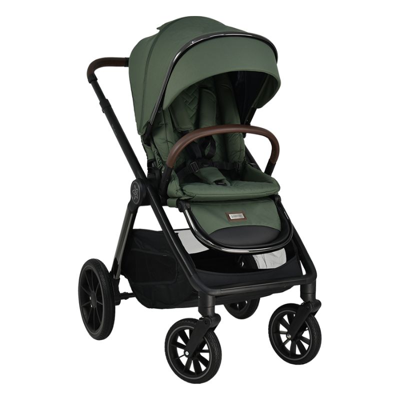 Bebe Stars Mythos Πολυκαρότσι 3-Σε-1 Με Κάθισμα Αυτοκινήτου Baby i-Size 40-87cm Forest Green