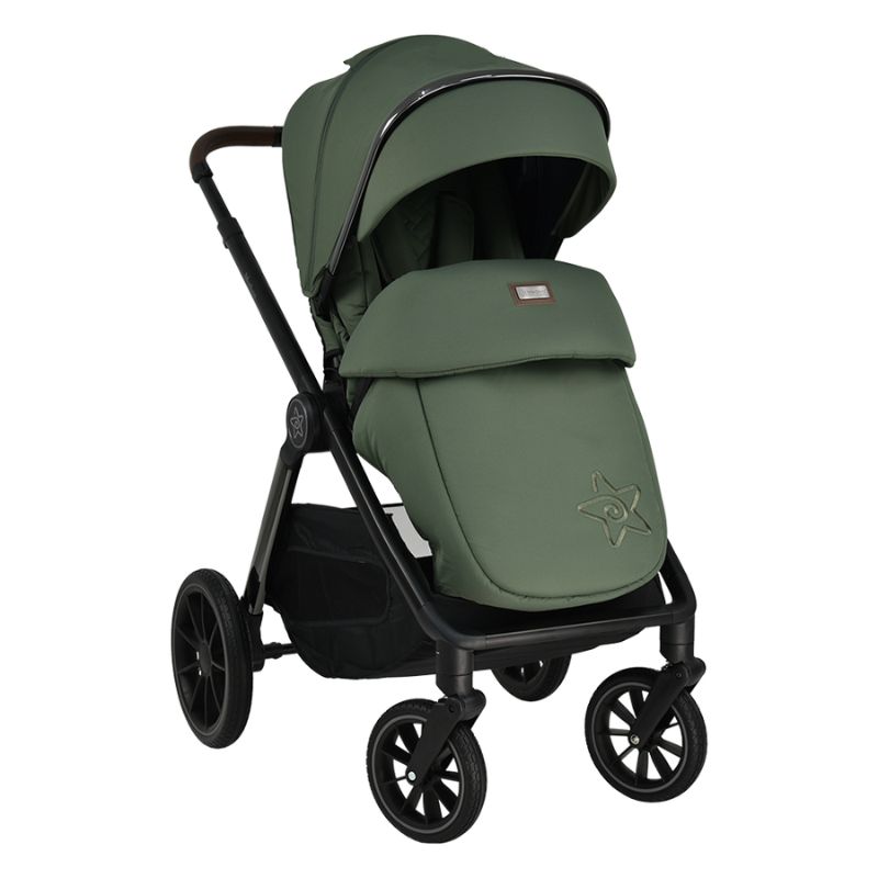 Bebe Stars Mythos Πολυκαρότσι 3-Σε-1 Με Κάθισμα Αυτοκινήτου Baby i-Size 40-87cm Forest Green