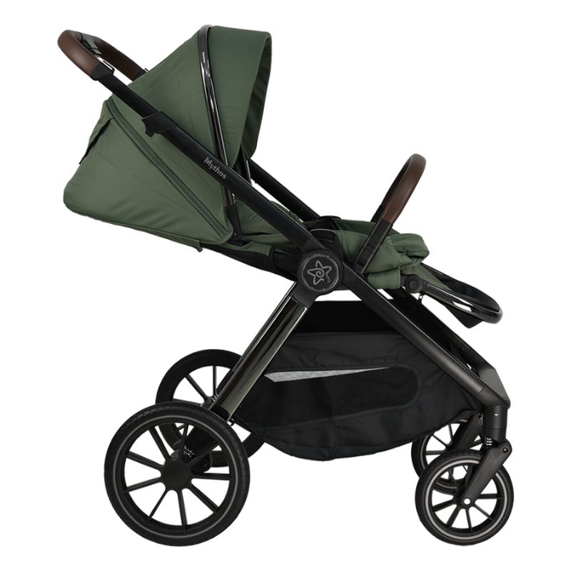 Bebe Stars Mythos Πολυκαρότσι 3-Σε-1 Με Κάθισμα Αυτοκινήτου Baby i-Size 40-87cm Forest Green