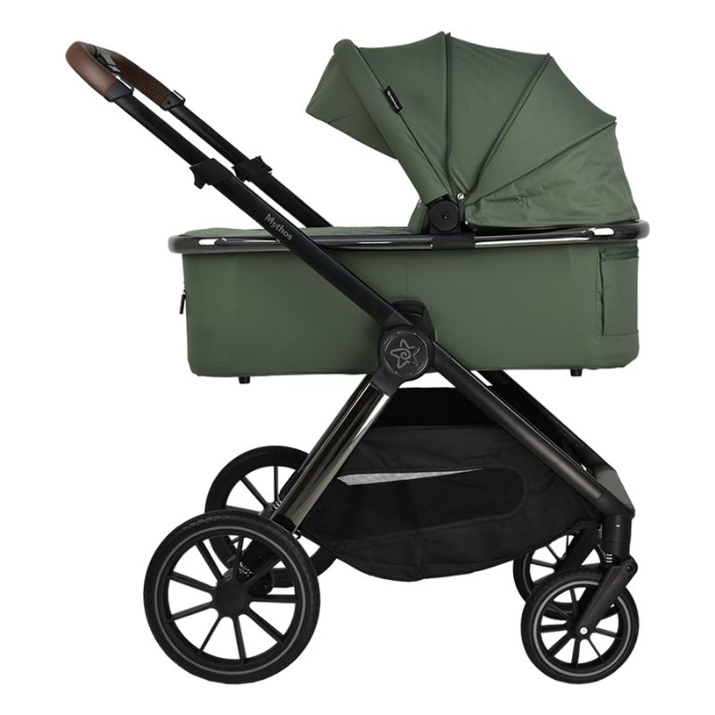 Bebe Stars Mythos Πολυκαρότσι 3-Σε-1 Με Κάθισμα Αυτοκινήτου Baby i-Size 40-87cm Forest Green