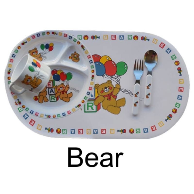 Bebe Stars Σετ Φαγητού 5 τμχ Για 6+ Μηνών Bear
