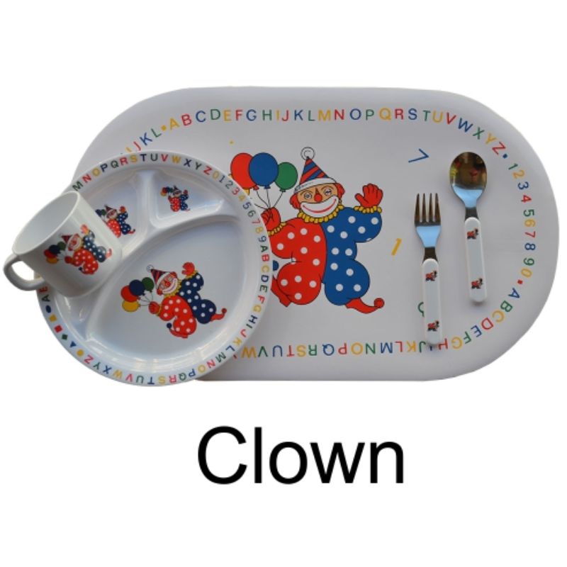 Bebe Stars Σετ Φαγητού 5 τμχ Για 6+ Μηνών Clown