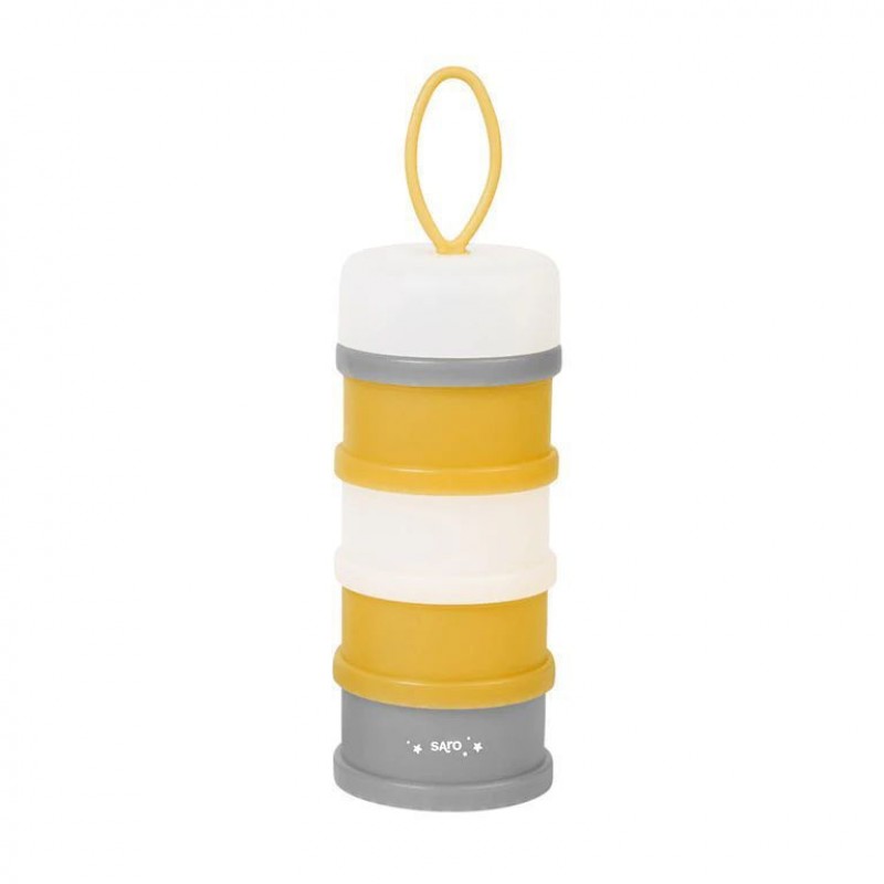 Saro Δοσομετρητης σκόνης γάλακτος Mustard 340ml 0+