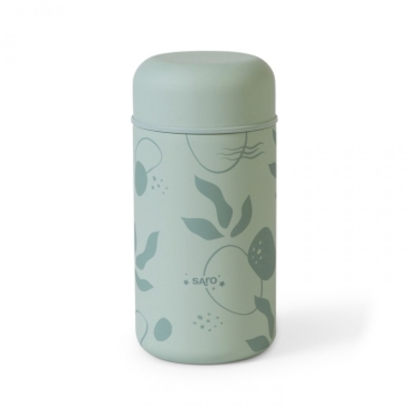 Saro Θερμός Φαγητού Leaves Mint 500ml