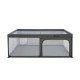 Belletti Playground XL Πάρκο 120*180cm Gray Με extra Στρώμα