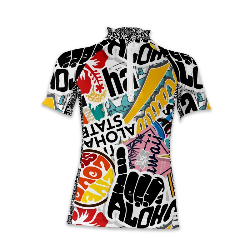 UVEA Biarritz Αντιηλιακό Μπλουζάκι με Κοντό Μανίκι Seventies
