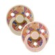 Bibs x Liberty June Σετ Στρογγυλές Πιπίλες Latex Νο1 0-6 Μηνών Blossom / Blush Mix