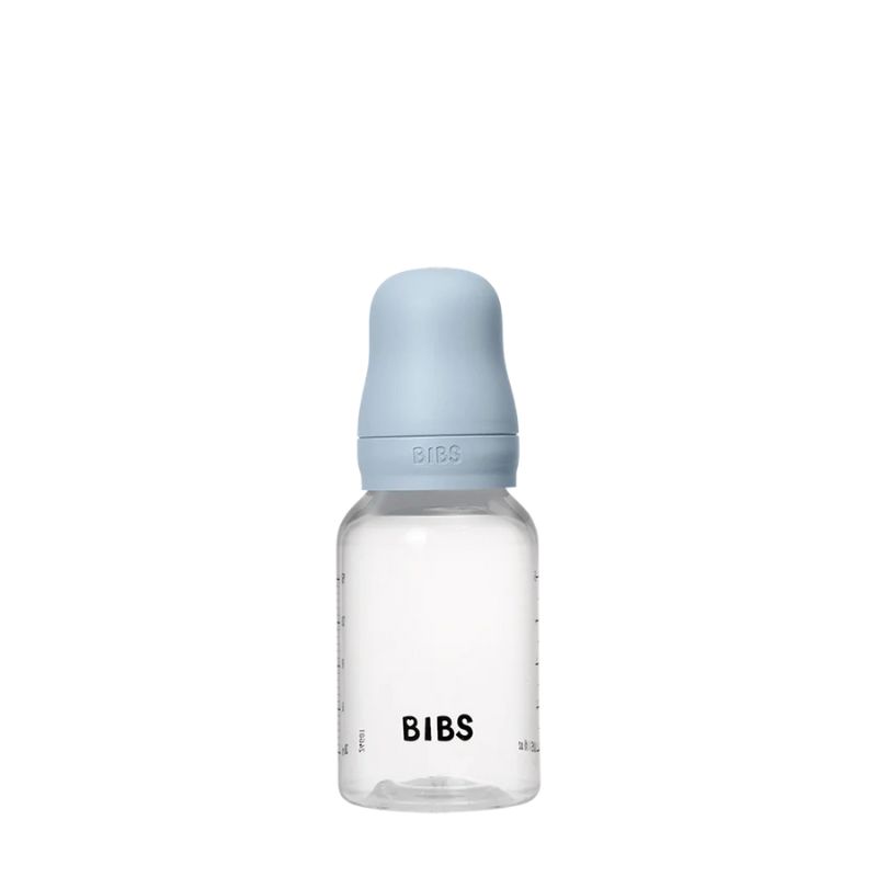 Bibs Πλαστικό Μπιμπερό Με Σιλικονούχα Θηλή 150ml Baby Blue