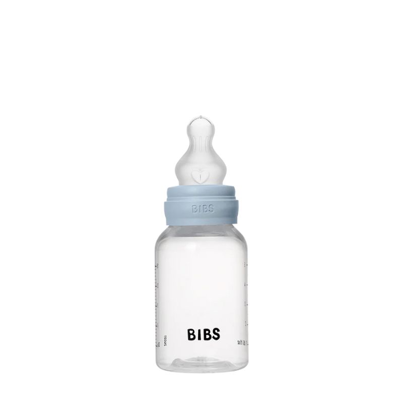 Bibs Πλαστικό Μπιμπερό Με Σιλικονούχα Θηλή 150ml Baby Blue