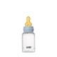 Bibs Πλαστικό Μπιμπερό Με Latex Θηλή 150ml Baby Blue