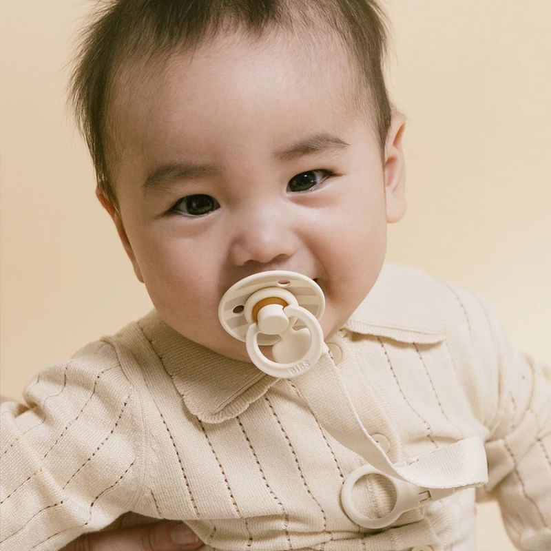 Bibs Loop Κλιπ Πιπίλας Για 0+ Μηνών Ivory