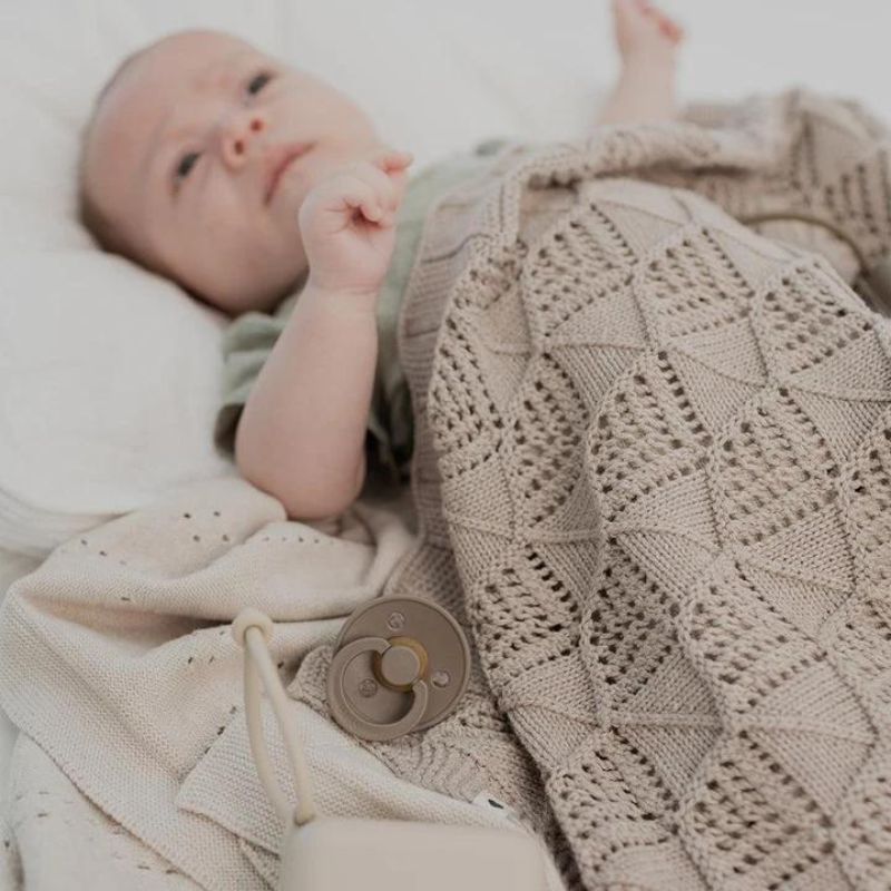 Bibs Pointelle Πλεκτή Κουβέρτα 70*100cm Vanilla Bibs Pointelle Πλεκτή Κουβέρτα 70*100cm Vanilla