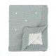 Bimbidreams Πλεκτή Κουβέρτα Με Fleece Coralina 80cm * 110cm Mint Bimbidreams Πλεκτή Κουβέρτα Με Fleece Coralina 80cm * 110cm Mint