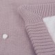 Bimbidreams Πλεκτή Κουβέρτα Με Fleece Coralina 80cm * 110cm Dusky Pink Bimbidreams Πλεκτή Κουβέρτα Με Fleece Coralina 80cm * 110cm Dusky Pink