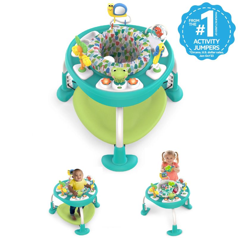 Bright Starts Bounce Bounce Baby Περπατούρα και Τραπεζάκι Δραστηριοτήτων 2-Σε-1 Playful Pond