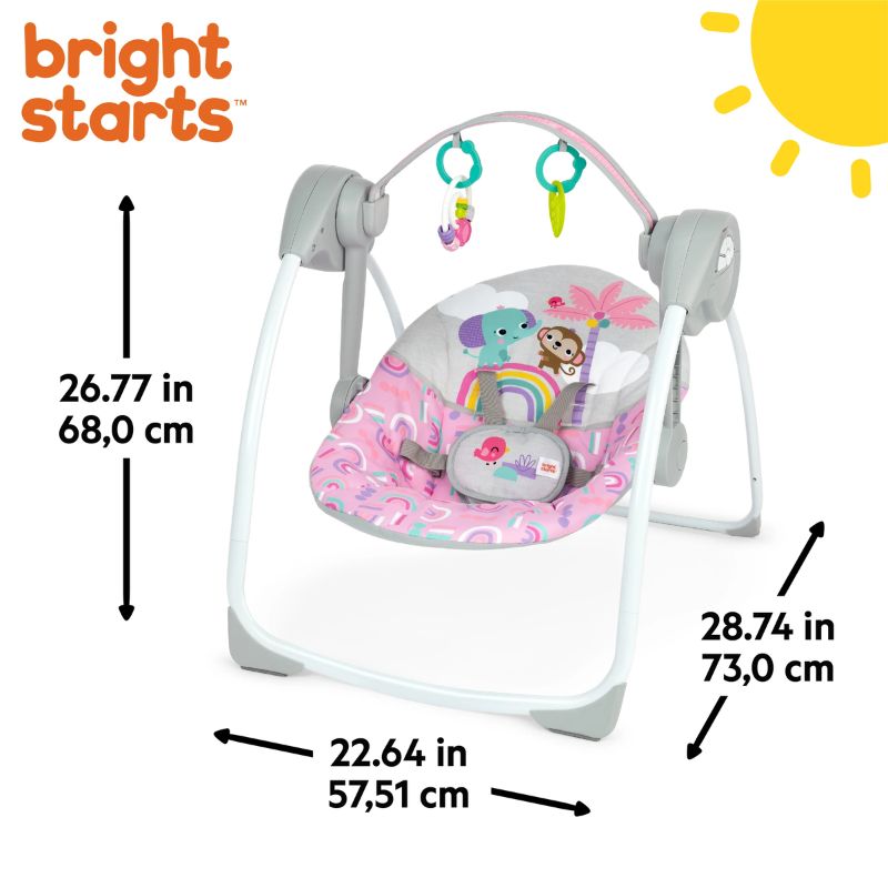 Bright Starts Βρεφικό Ρηλάξ Pink Paradise