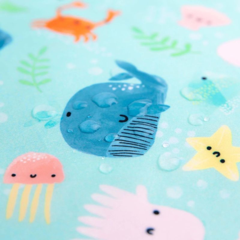 Bumkins Superbib Αδιάβροχη Σαλιάρα Για 6-24 Μηνών Ocean Life