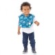 Bumkins Superbib Αδιάβροχη Σαλιάρα Για 6-24 Μηνών Blue Tropic