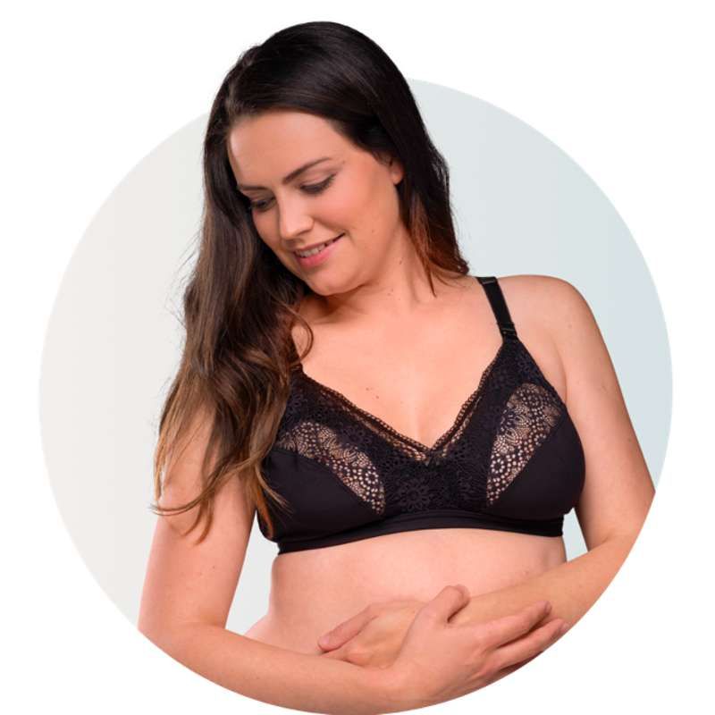 Carriwell Soft as Silk Σουτιέν Θηλασμού Black