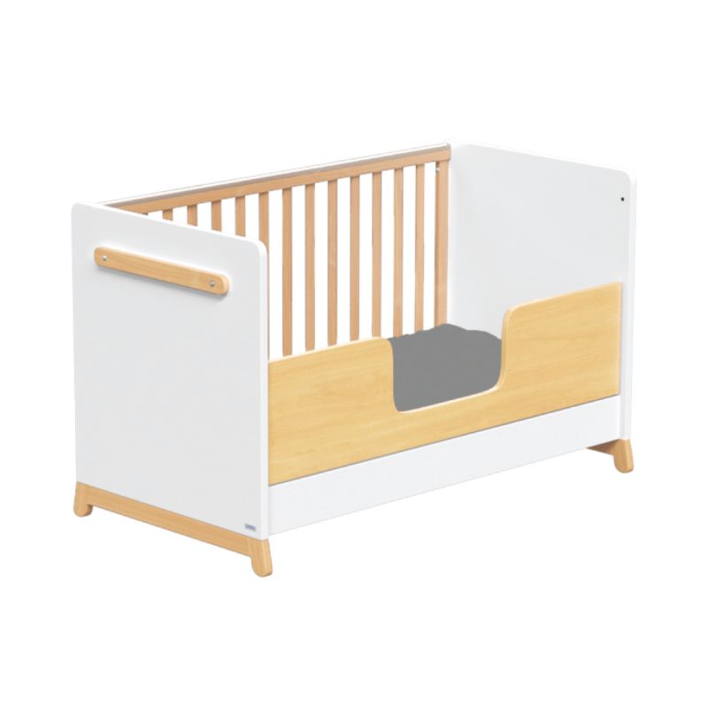 Casababy Palmer White Βρεφικό Κρεβάτι Μετατρεπόμενο Σε Προεφηβικό