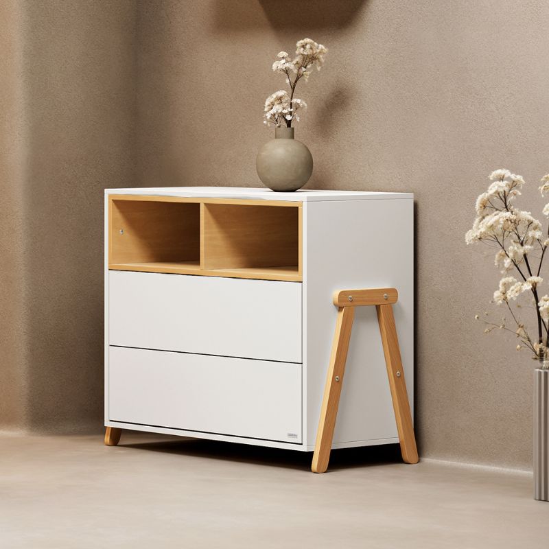 Casababy Palmer White Βρεφική Συρταριέρα