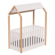 Casababy La Maison Ecru Βρεφικό Κρεβάτι Μετατρεπόμενο Σε Προεφηβικό Τύπου Μοντεσσόρι