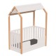 Casababy La Maison Ecru Βρεφικό Κρεβάτι Μετατρεπόμενο Σε Προεφηβικό Τύπου Μοντεσσόρι