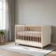 Casababy Zoom Vanilla Βρεφικό Κρεβάτι Μετατρεπόμενο Σε Προεφηβικό