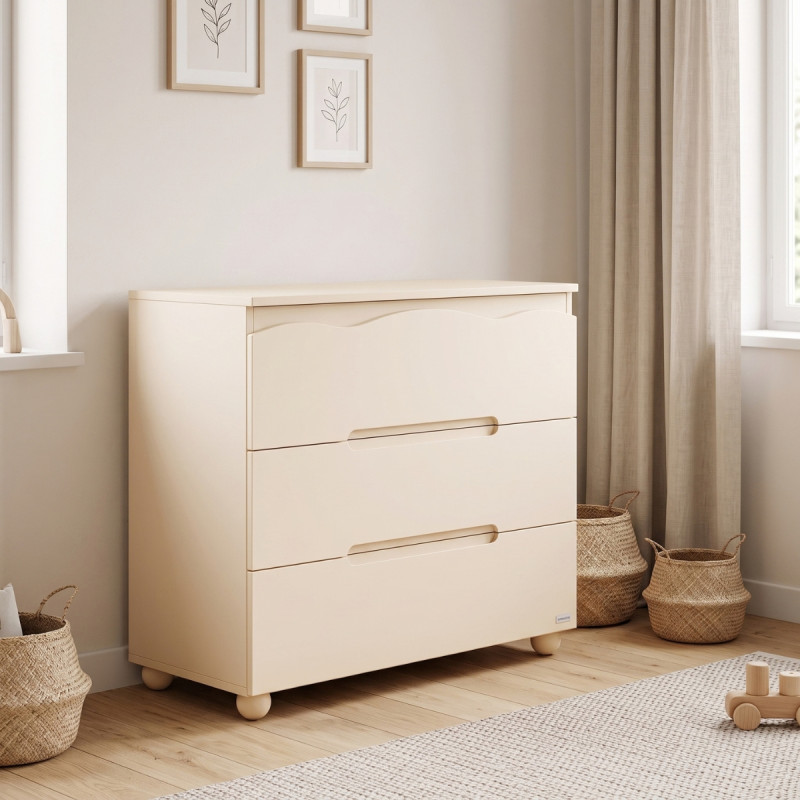 Casababy Capi Vanilla Βρεφική Συρταριέρα