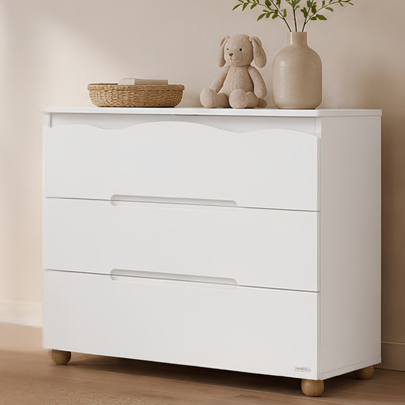 Casababy Capi White Βρεφική Συρταριέρα