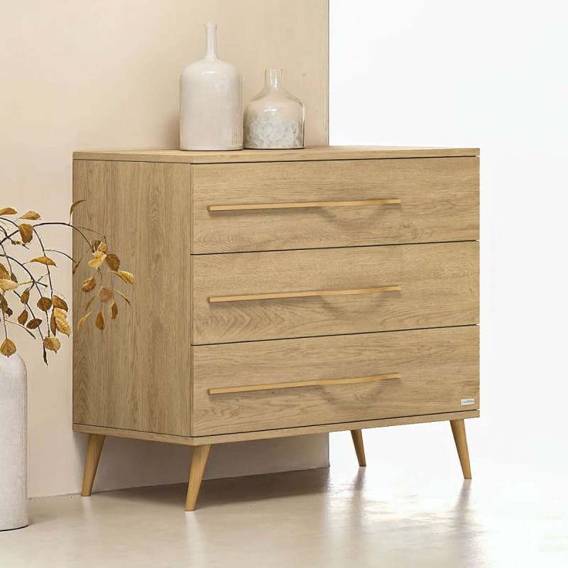 Casababy Elia Oak Βρεφική Συρταριέρα