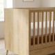 Casababy Elia Oak Βρεφικό Κρεβάτι Μετατρεπόμενο Σε Προεφηβικό