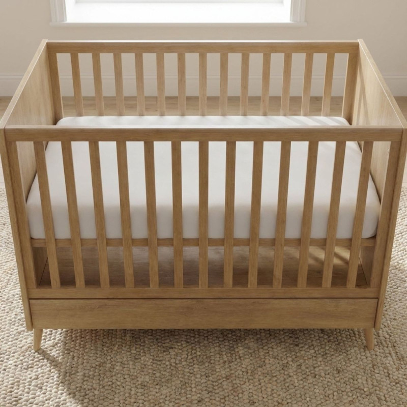 Casababy Elia Oak Βρεφικό Κρεβάτι Μετατρεπόμενο Σε Προεφηβικό