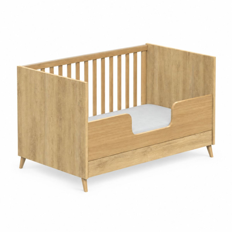 Casababy Elia Oak Βρεφικό Κρεβάτι Μετατρεπόμενο Σε Προεφηβικό