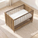 Casababy Elia Walnut Βρεφικό Κρεβάτι Μετατρεπόμενο