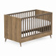 Casababy Elia Walnut Βρεφικό Κρεβάτι Μετατρεπόμενο