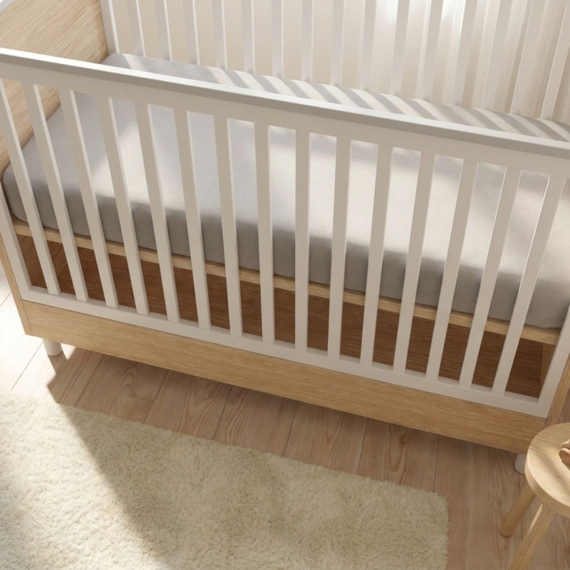 Casababy Lumi Natural Βρεφικό Κρεβάτι Μετατρεπόμενο Σε Προεφηβικό