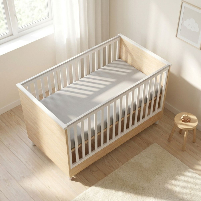 Casababy Lumi Natural Βρεφικό Κρεβάτι Μετατρεπόμενο Σε Προεφηβικό