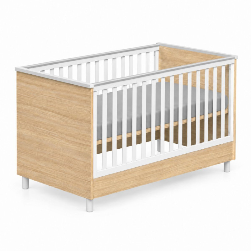 Casababy Lumi Natural Βρεφικό Κρεβάτι Μετατρεπόμενο Σε Προεφηβικό