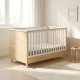 Casababy Lumi Natural Βρεφικό Κρεβάτι Μετατρεπόμενο Σε Προεφηβικό