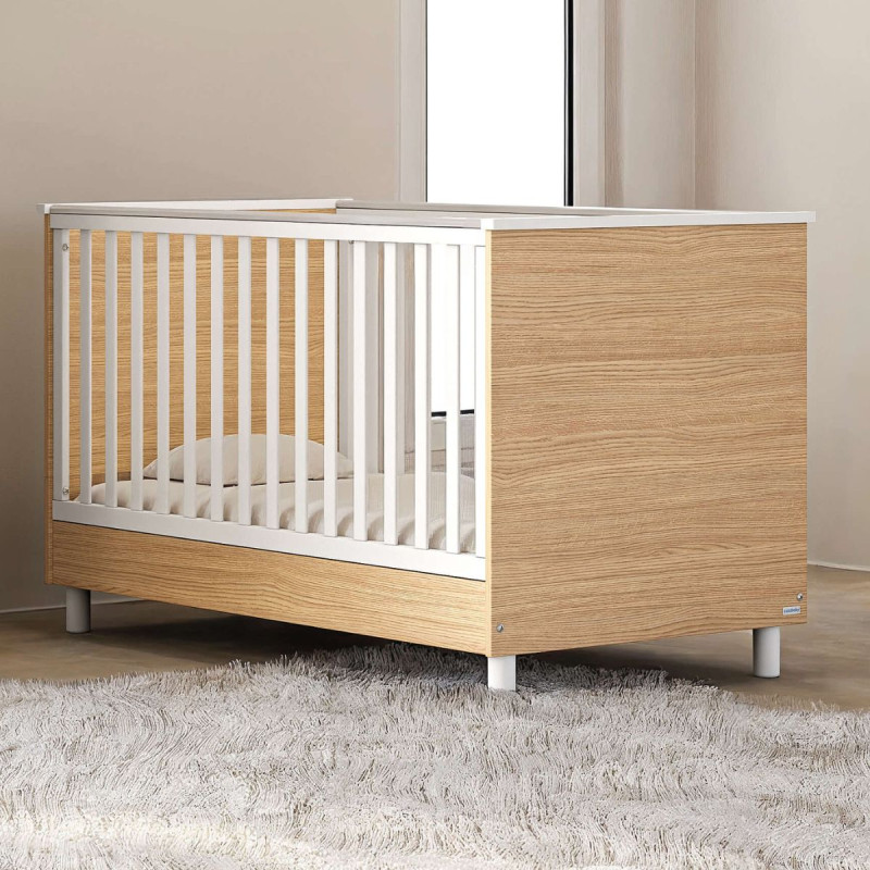Casababy Lumi Natural Βρεφικό Κρεβάτι Μετατρεπόμενο Σε Προεφηβικό