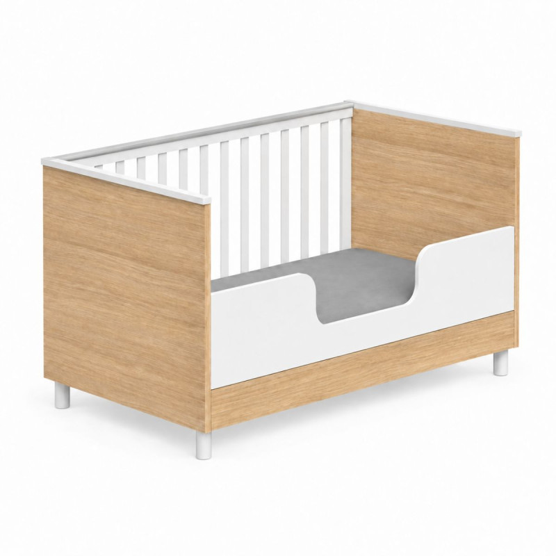 Casababy Lumi Natural Βρεφικό Κρεβάτι Μετατρεπόμενο Σε Προεφηβικό