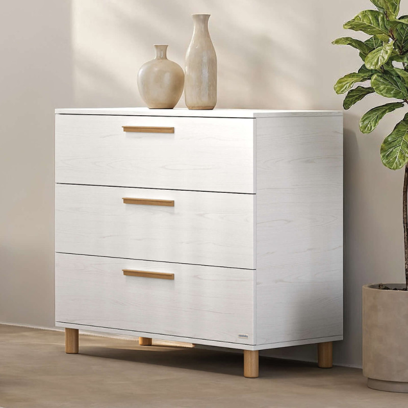 Casababy Lumi White Βρεφική Συρταριέρα