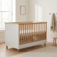Casababy Lumi White Βρεφικό Κρεβάτι Μετατρεπόμενο Σε Προεφηβικό