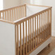 Casababy Lumi White Βρεφικό Κρεβάτι Μετατρεπόμενο Σε Προεφηβικό