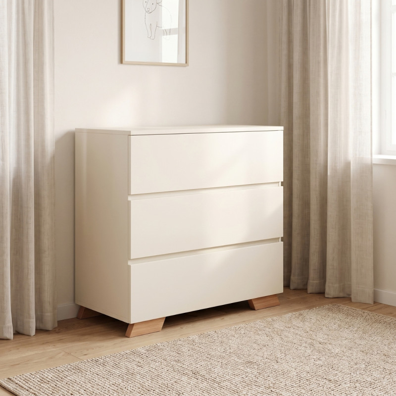 Casababy Oslo Vanilla Βρεφική Συρταριέρα
