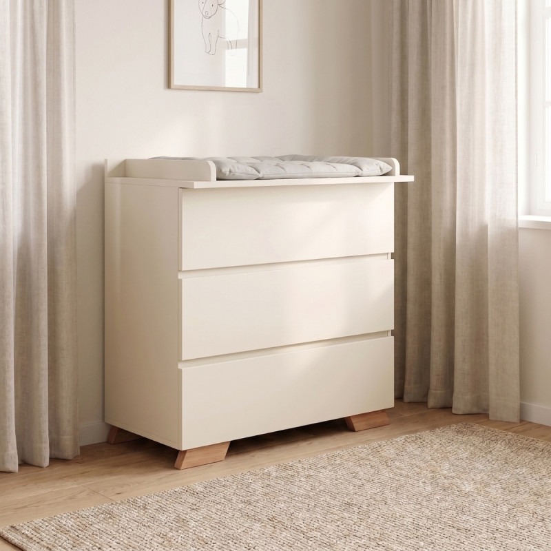 Casababy Oslo Vanilla Βρεφική Συρταριέρα