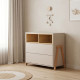 Casababy Palmer Beige Βρεφική Συρταριέρα
